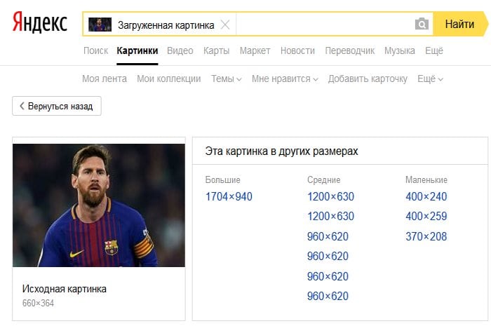 Yandex Image Search Results
