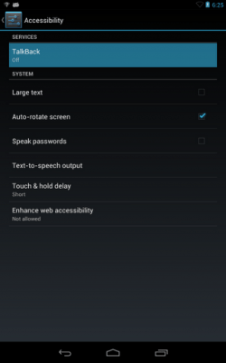 Accessibility Suite Settings
