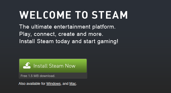 Reinstall your Steam