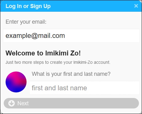Register Imikimi Zo