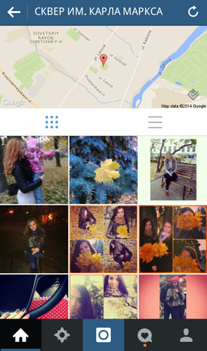 How to find photos by location on Instagram