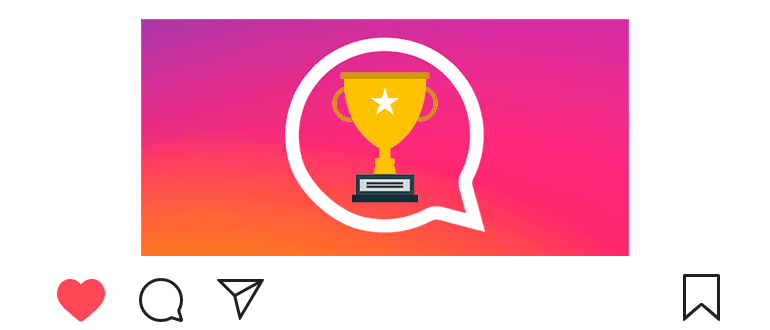 How to determine the winner on Instagram by comments