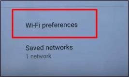 Wi-Fi preferences