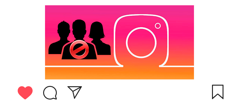 How to unsubscribe a person on Instagram from yourself