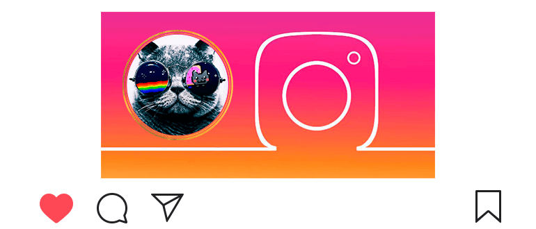 How to make an avatar for Instagram in a circle