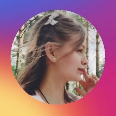How to make a second circle on Instagram avatar
