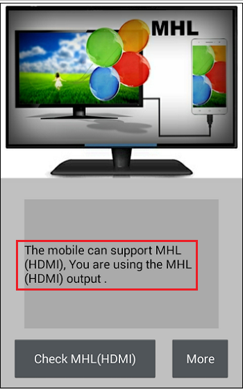 MHL Support