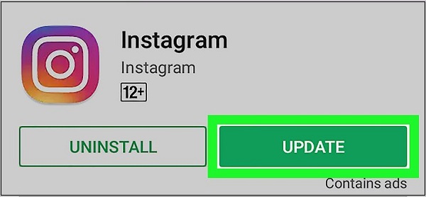 Updating Instagram