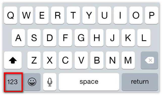 Keyboard iPhone
