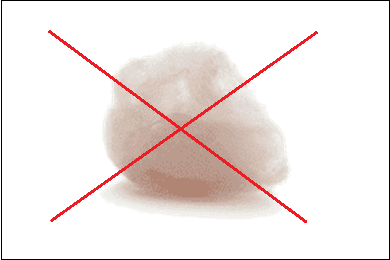 Do not use cotton wool